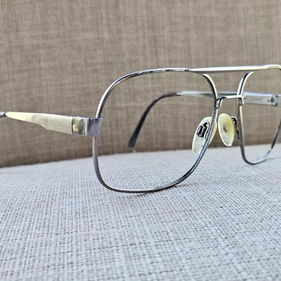 Vintage Men Eyeglasses/Glasses Frame Safilo Silver Tone Men Sunglasses Frame - Picture 2 of 11